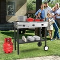 thumbnail image 7 of VINGLI 3 Burner Outdoor Propane Burner with Ignition & Regulator, 225,000 BTU Powerful & Portable Gas Stove Outdoor Stand Cooker for Backyard Patio Cooking Home Camping Brewing Canning Turkey Frying, 7 of 7