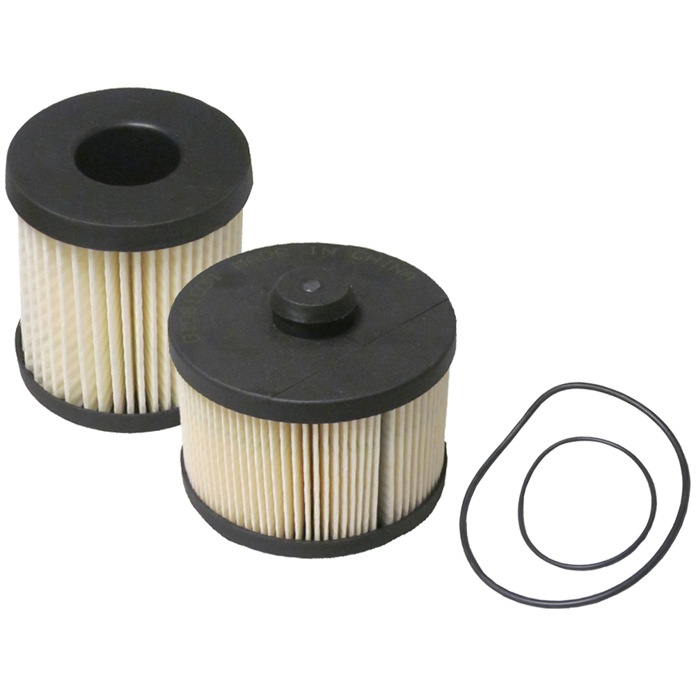 ECOGARD XF66300 Premium Diesel Fuel Filter (Set of 2) Fits Ford E-350 Super Duty 6.0L DIESEL 2004-2010, E-450 Super Duty 6.0L DIESEL 2004-2010