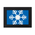 thumbnail image 1 of Winter Sport Blue Snowflake Outline Desktop Photo Frame Ornaments Picture Art Painting, 1 of 3