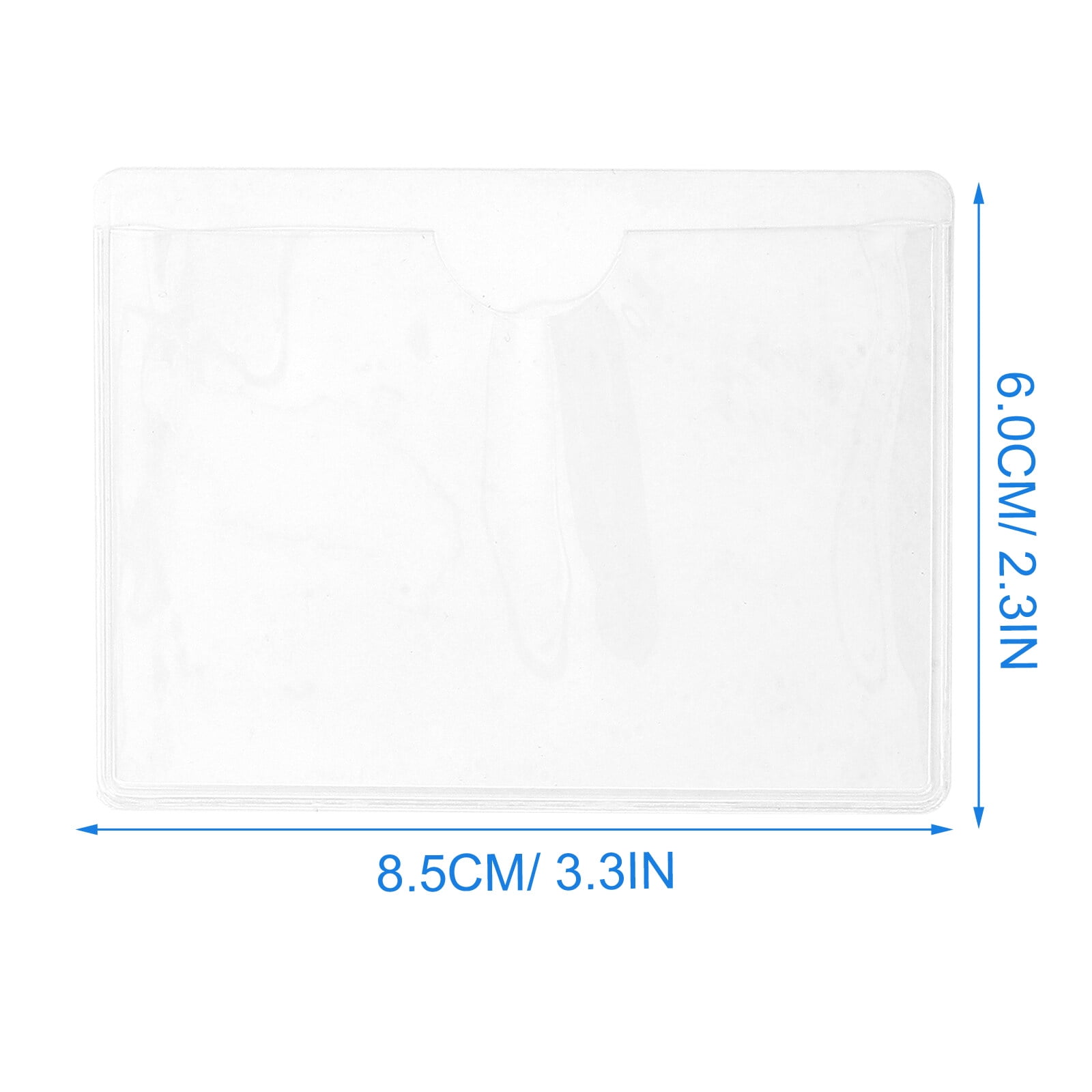 100pcs Label Holder Self Adhesive Business Card Holder Index Card