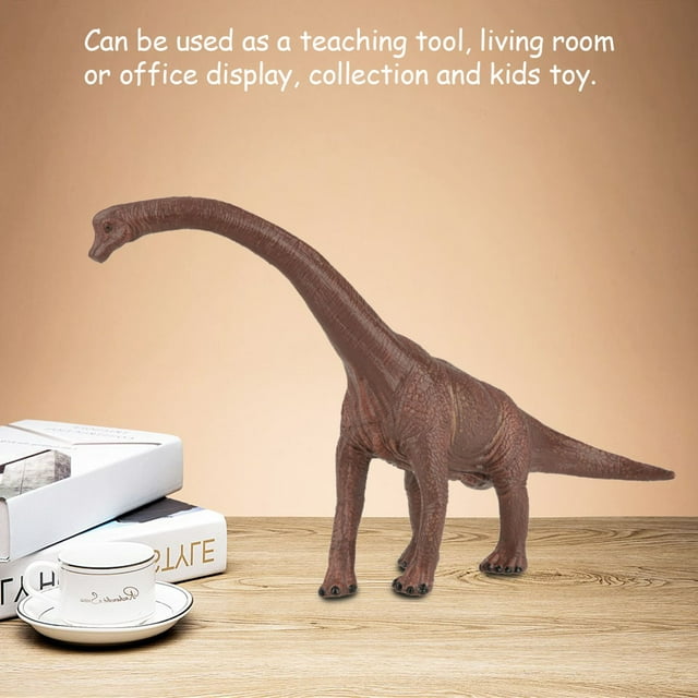 Qiilu High Simulation Vivid PVC Brachiosaurus Dinosaur Toy Model Kids Children Gift Home Display,Dinosaur Toy, Plastic Dinosaur Toy