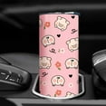 thumbnail image 6 of pig Tumbler With Lid and Straw pink Pig Stainless Steel Insulated Travel Tumblers,Cute Pig Gifts for Pig Lovers,Pig stuff,Decor, 6 of 6