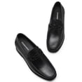 thumbnail image 2 of CMR CHAMARIPA Height Increasing Shoes - Formal Tall Men Shoes - Black Slip On Horsebit Loafers 6 CM / 2.36 Inches, 2 of 7