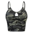 thumbnail image 5 of Womens Tank Tops Camouflage Sleeveless Backless Spaghetti Strap O Neck Racerback Vest Grey Summer Clothes Teen Girls L, 5 of 6