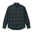 thumbnail image 5 of dazeni Men's Big & Tall Flannel Shirts M-5XL Plus Size Long Sleeve Plaid Button Down Shirt Jacket Fall Winter Casual Lapel Work Tops, 5 of 7