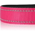 thumbnail image 6 of Koreshion Reflective Dog Collar,Soft Neoprene Padded Breathable Nylon Pet Collar Adjustable for Medium Dogs,Hotpink, XL, 6 of 6