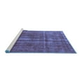 thumbnail image 2 of Ahgly Company Machine Washable Indoor Rectangle Oriental Blue Industrial Area Rugs, 2' x 5', 2 of 4
