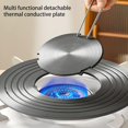 thumbnail image 2 of Plaque Conductrice de Chaleur Multifonctionnelle pour Cuisinière, Diffuseur de Chaleur en Aluminium Antiadhésif, 2 of 8
