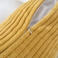 thumbnail image 5 of 2Pcs 20'' x 20'' Corduroy Cushion Covers Soft Decorative Throw Pillow Covers for Home Office Car, Yellow, 5 of 7
