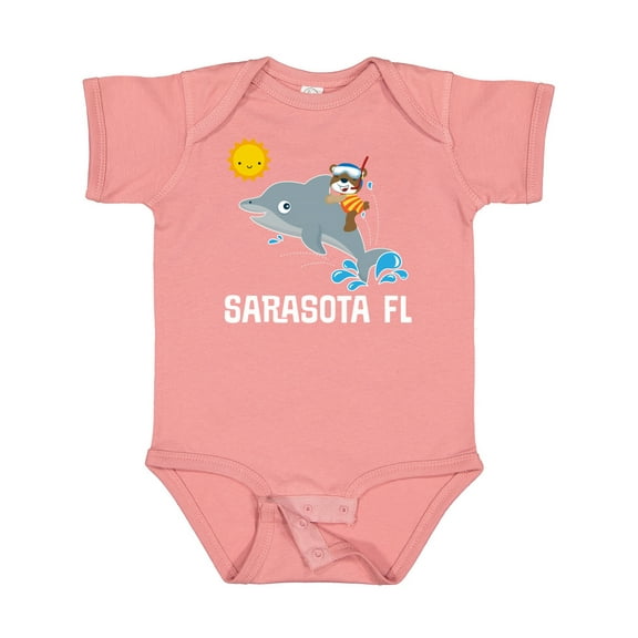 Inktastic Sarasota Florida Vacation Boys or Girls Baby Bodysuit