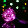 thumbnail image 2 of Graflsoa 1M Mini Copper Wire LED String Lights - 10 SMD 0603 LEDs, IP65 Waterproof, Red Light, Battery Not Included, Lightweight & Portable for Romantic Ambiance, 2 of 6