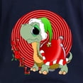 thumbnail image 3 of CafePress - Noel Turtle Long Sleeve T Shirt - Women's Long Sleeve Graphic Tee Casual Fit, 3 of 4