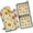 Pioneer Flower-1, variant on Pioneer Flower Kitchen Oven Mitt and Pot Holder Sets 2 Pcs for Baking, Cooking and Grilling, Heat Resistant Up To 392 °F