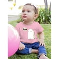 thumbnail image 2 of Boo. Retro Style Cute Ghost T-Shirt Infant -Image by Shutterstock,  6 Months, 2 of 4
