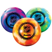 Franklin Sports NHL Street Hockey Balls, Outdoor Use, Low‑Bounce PVC – Multi‑Color, 3‑Pack