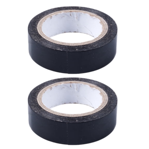 2X 19mm x 10M Duct Waterproof Tape, Black,2 x Waterproof Tape,Black