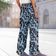 thumbnail image 5 of MEICHEN Dress Pants Women Petite High Waisted Wide Leg Summer Beach Vacation Women's Pants Casual Trousers, 5 of 7