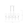 thumbnail image 5 of 5 Light Chandelier In Transitional Style-24 Inches Tall And 5.5 Inches Wide Z-Lite 3033-5L-Pn, 5 of 7