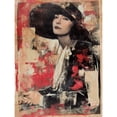 thumbnail image 2 of Wiley, Marta G. 15x18 Gold Ornate Wood Framed with Double Matting Museum Art Print Titled - Vintage Goddess II, 2 of 4