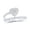 White, variant on 10K Rose Gold Round Diamond Heart Nicoles Dream Collection Ring 0.50cttw