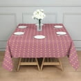thumbnail image 2 of Christmas Square Tablecloth 60x60 Inch – Waterproof Polyester Printed Table Cover, Wrinkle Resistant & Washable for Kitchen Dining Picnic Party Decor, Single-v4-13, White, 2 of 6