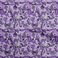 thumbnail image 1 of oneOone Tissu Jersey Viscose Violet Abstrait Matériel de Robe Tissu Imprimé Tissu au Mètre 60 Pouces de Large, 1 of 4