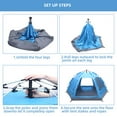 thumbnail image 3 of Zimtown Tente Automatique 110"x 96 Pouces Extérieure Imperméable pour 3-4 Personnes, 3 of 9