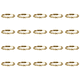 thumbnail image 1 of Pulsera Pareja Terapia Magnética Twisted Dragon Brazaletes Desmontables (oro), 1 of 7