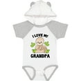 thumbnail image 3 of Inktastic Cute Sloth I Love My Grandpa with Green Leaves Boys or Girls Baby Bodysuit, 3 of 5