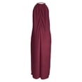 thumbnail image 5 of Ailaofu Women's Summer Halter Neck Sleeveless Solid Color Jumpsuit, Fashion Casual Beach Vacation Jumpsuit with Pockets, 5 of 7