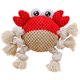 thumbnail image 1 of Juguete de peluche para perros para masticadores grandes y agresivo juguetes para perro juguetes de peluche, juguetes de masticaci - Cangrejo SM SunniMix Masticar juguetes, 1 of 7