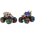 thumbnail image 2 of Monster Jam 1:64 Salvager Vs. Double Decker Monster Trucks, 2 of 6