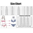 thumbnail image 2 of Traje De Baño Cruzado Para Mujer Traje De Baño De Bikini Sexy Cómodo Kearding OD016681-02, 2 of 3