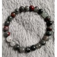 thumbnail image 4 of K-KED Bloodstone crystal 6mm 8mm 10mm bead healing bracelet-8 mm, 4 of 6