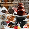 thumbnail image 2 of Fuente de Fondue de Chocolate de 3 Niveles - Máquina Eléctrica para Calentar y Derretir Chocolate, Mantequilla y Caramelo - Ideal para Fiestas,, 2 of 7