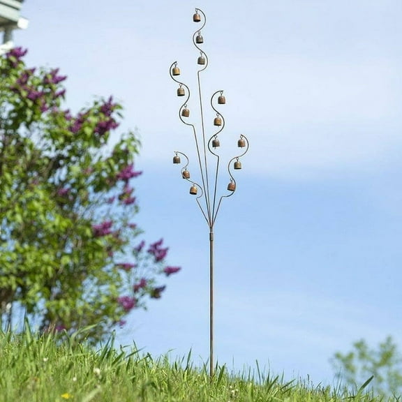 Bell Spiral Garden Stake