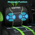 thumbnail image 4 of Hoffree Gaming Chair with Bluetooth Speakers Big and Tall Gamer Chair with Footrest and Massage Game Chair with Lumbar Support and 360-Swivel Seat and Headrest for Adults, 400lbs, 4 of 10