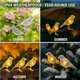 thumbnail image 4 of Luces LED solares para pájaros en forma de guirnalda con diseño de clip impermeable para jardines, balcones, árboles y caminos, energía solar automática, iluminación decorativa cálida, 4 of 6