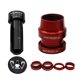 thumbnail image 1 of Eigraketly Juego de tazones de bicicleta ligeros de doble rodamiento Universal, auriculares resistentes al desgaste para ciclismo, reemplazo de Ciclismo Rojo, 1 of 6