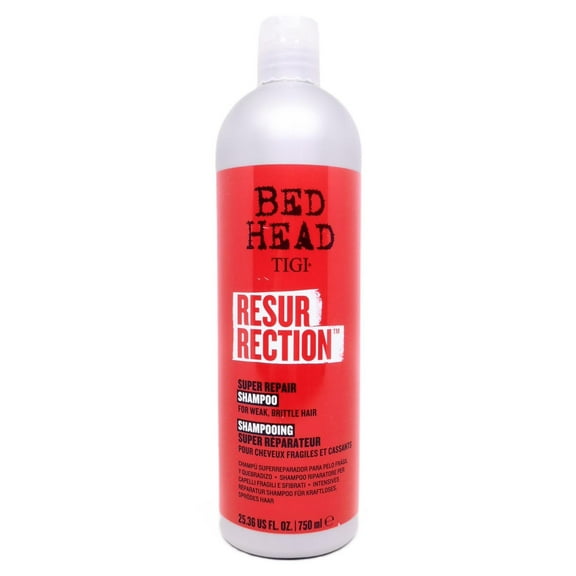 TIGI Bead Head Resurrection Super Repair Shampoo for Weak, Brittle Hair, 25.36oz