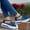 D-Blue, variant on Platform Cusual Fashion Shoes Huarache Sandals Women Ladies Strap Sandals Buckle Cute Sandals for Women Dressy Solid Women's Wedge Women's Sandals Women Size 8 Sandals