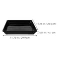 thumbnail image 2 of UPOUART 6Pcs Plastic Planter Saucer Tray Black PP For Water Collection Indoor And Outdoor Use, 2 of 8