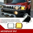 thumbnail image 5 of GTINTHEBOX Sequential Switchback LED Clear Front Corner DRL Signal Lamp For 2006-2010 Hummer H3, 5 of 12