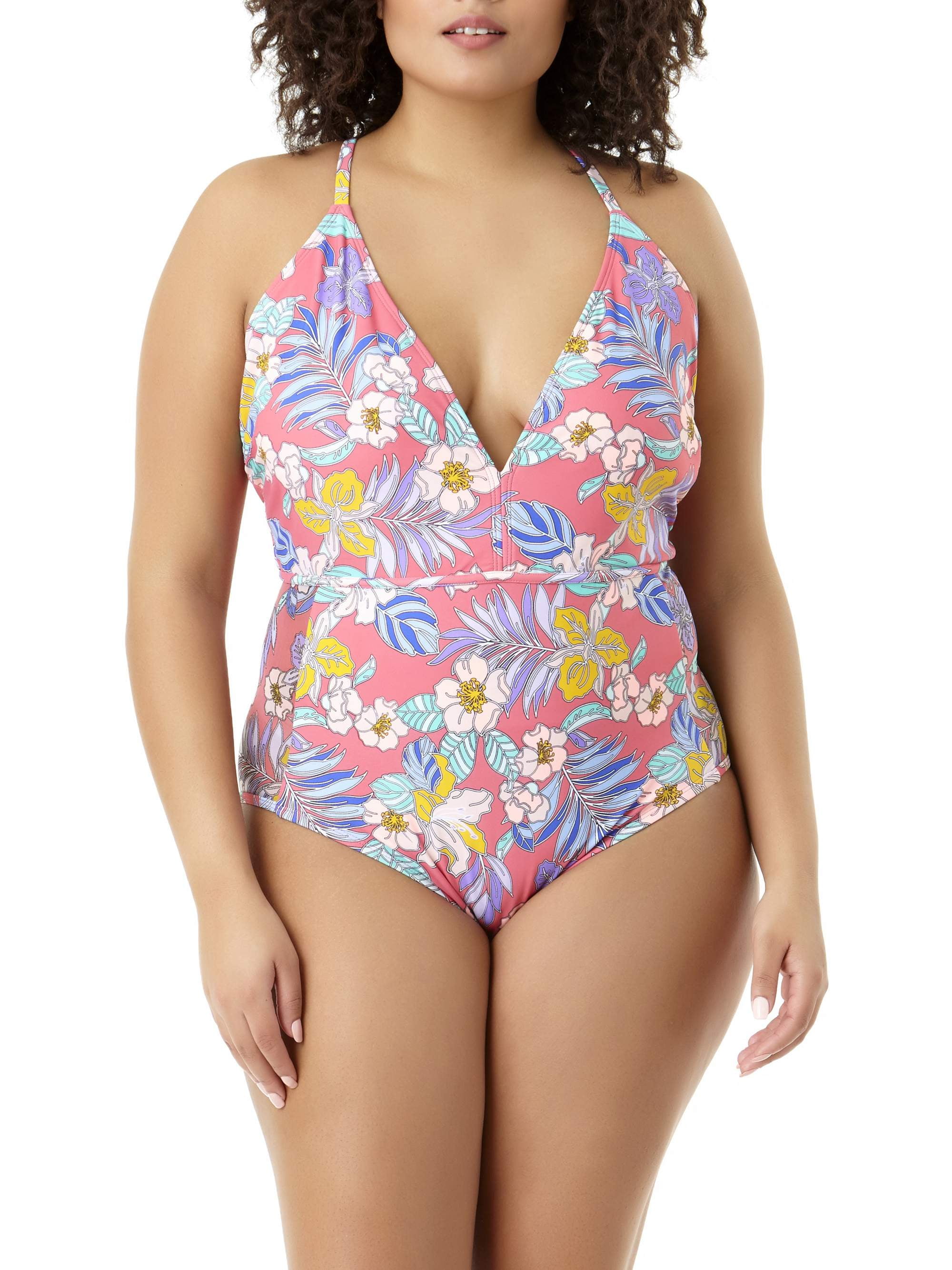 walmart junior plus size swimwear