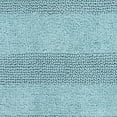 thumbnail image 5 of Splendid Striped Soft Plush Cotton Bath Rug 21" X 34" Light Blue by Castle Hill London, 5 of 5
