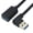15cm Bend left, variant on Tibvox USB3.0 Angled Extension Cable Male to Female 90 Degree Angled Head USB Cord 5Gbps for Space Saving and Easy Access