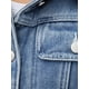 thumbnail image 5 of Chaquetas de mezclilla para mujeres con cuello de piel sintética, forradas de forro polar, chaqueta de mezclilla gruesa de invierno XL azul, 5 of 6