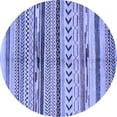 thumbnail image 1 of Ahgly Company Indoor Round Oriental Blue Modern Area Rugs, 8' Round, 1 of 4