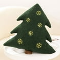 thumbnail image 3 of Christmas Plush Doll Cute Christmas Tree Gingerbread Man Doll Pillow Soft Sofa Cushion Ornament Fluffy Cartoon Stuffed Animal Pillow Toy Holiday Party Home Decoration Merry Christmas Gift-F, 3 of 8