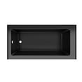 thumbnail image 5 of Fine Fixtures Acrylic-Fiberglass Soaking Bathtub, Black. Alcove | Apron Front Left Hand 48"x32", 5 of 10